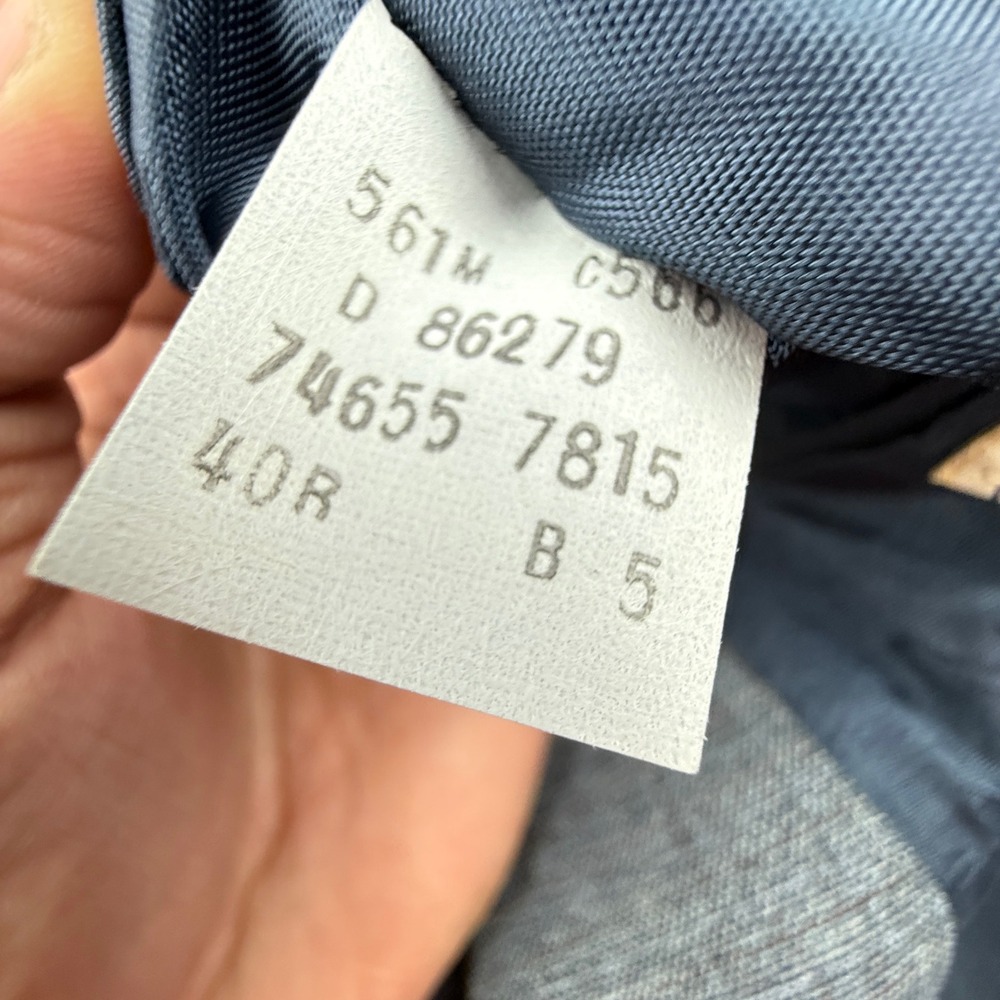 Vintage‎ Levis Action Suits Mens 40R Grey Wool Blend Blazer Jacket Classic - Picture 3 of 11